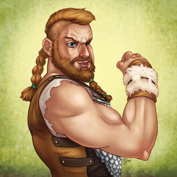 Ryan the Barbarian Portrait