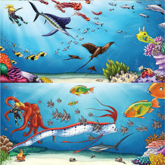 Sea Critters Book Illustrations